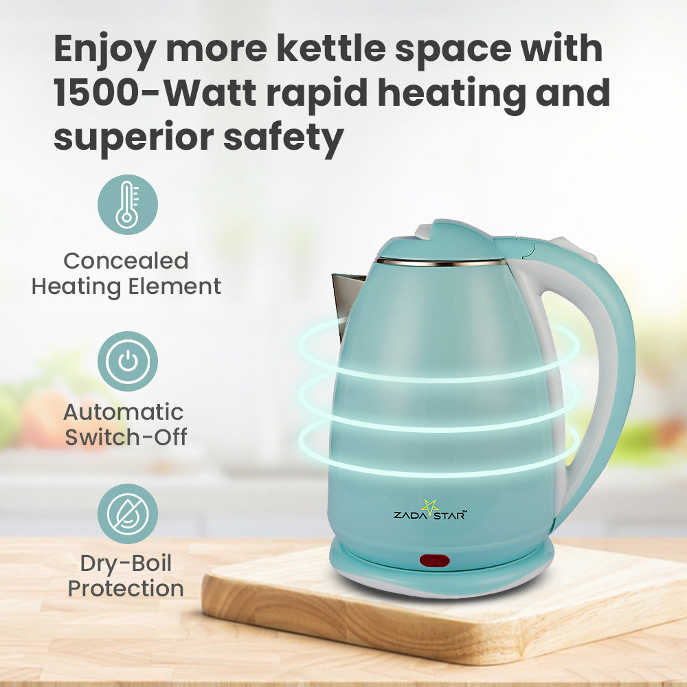 ZADASTAR 1.8L ZS COLOUR COOLTOUCH KETTLE