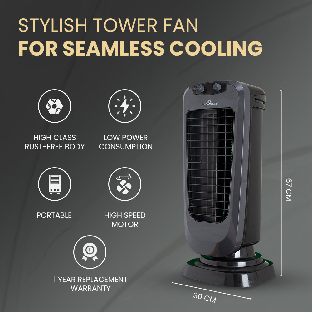 ZADASTAR ZS STYLISH CHILD SAFE TOWER FAN