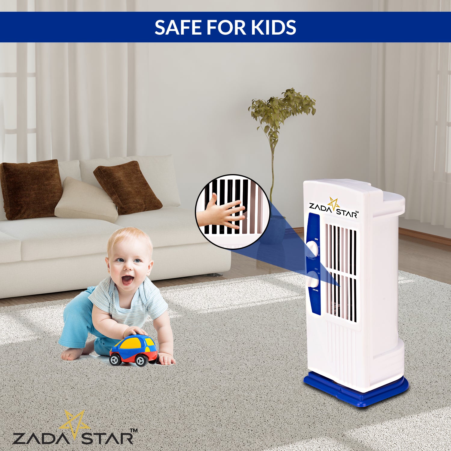 ZADASTAR ZS PERSONAL TOWER FAN