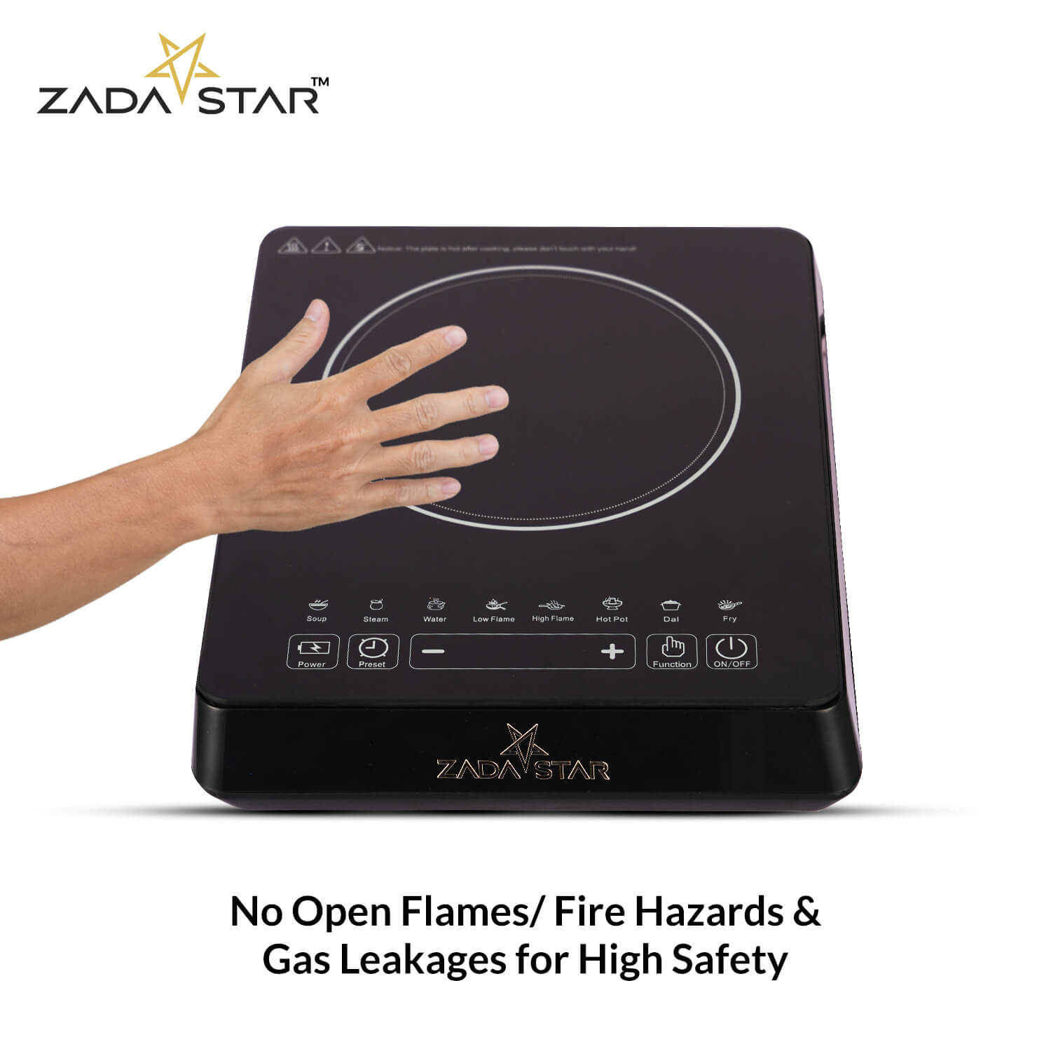 ZADASTAR ZS TOUCH 2000W INDUCTION COOKTOP