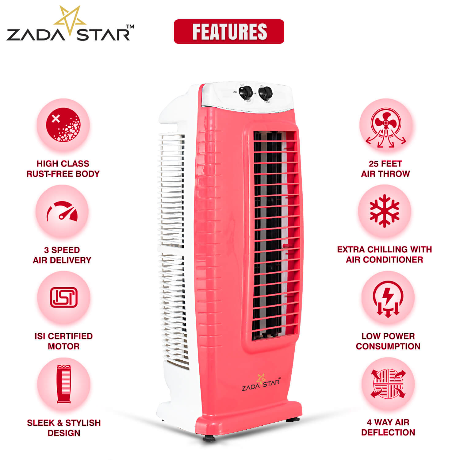 ZADASTAR SUPERSONIC TOWER FAN