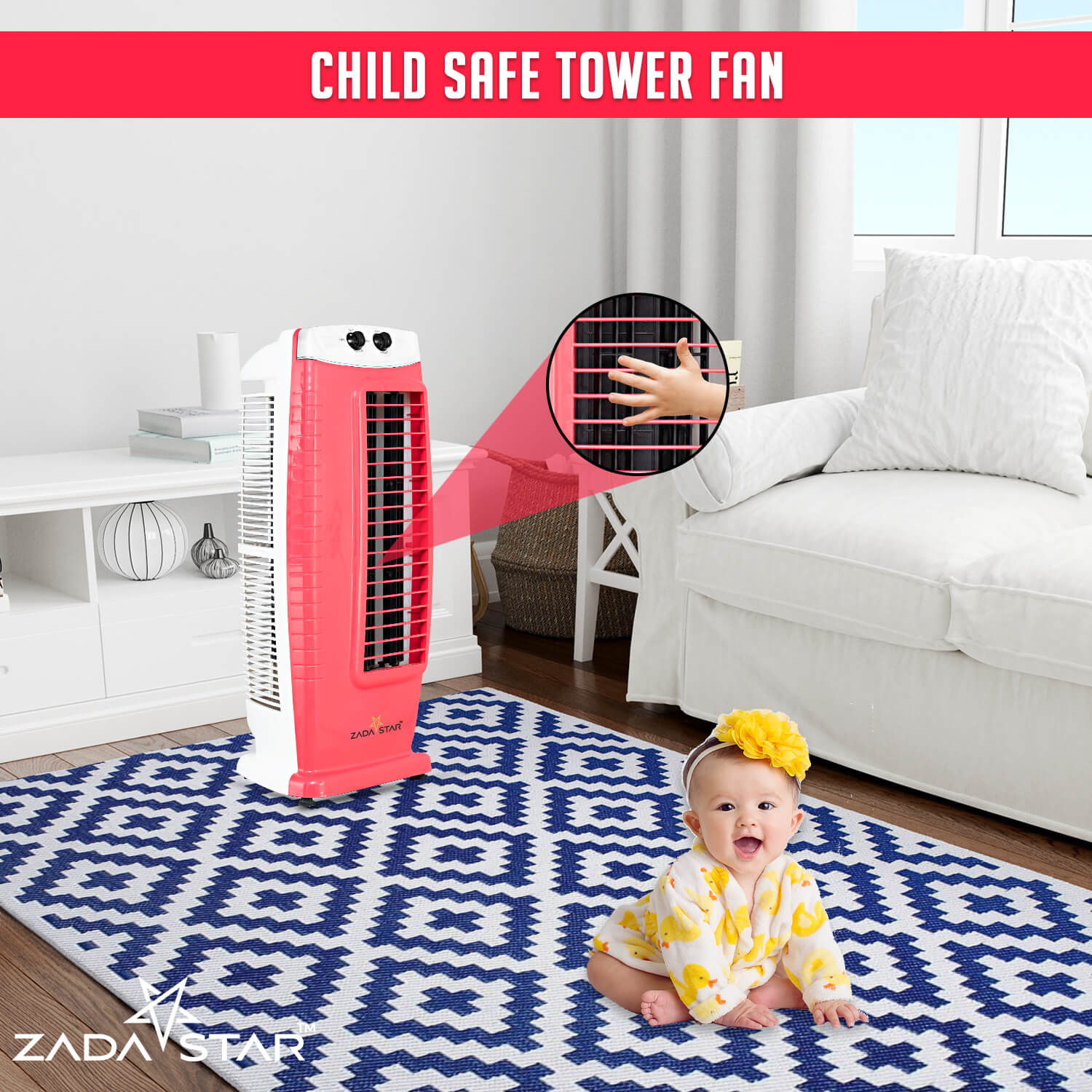 ZADASTAR SUPERSONIC TOWER FAN