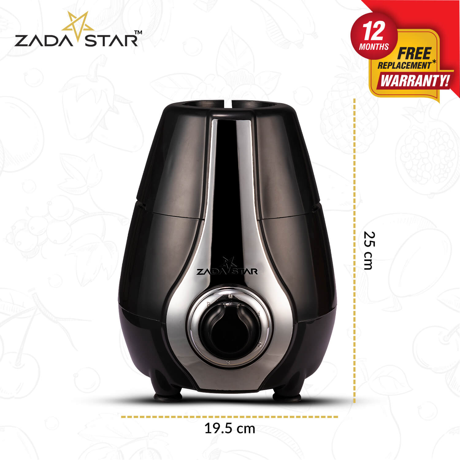 ZADASTAR ZS EXOTIC 750W JUICER MIXER GRINDER