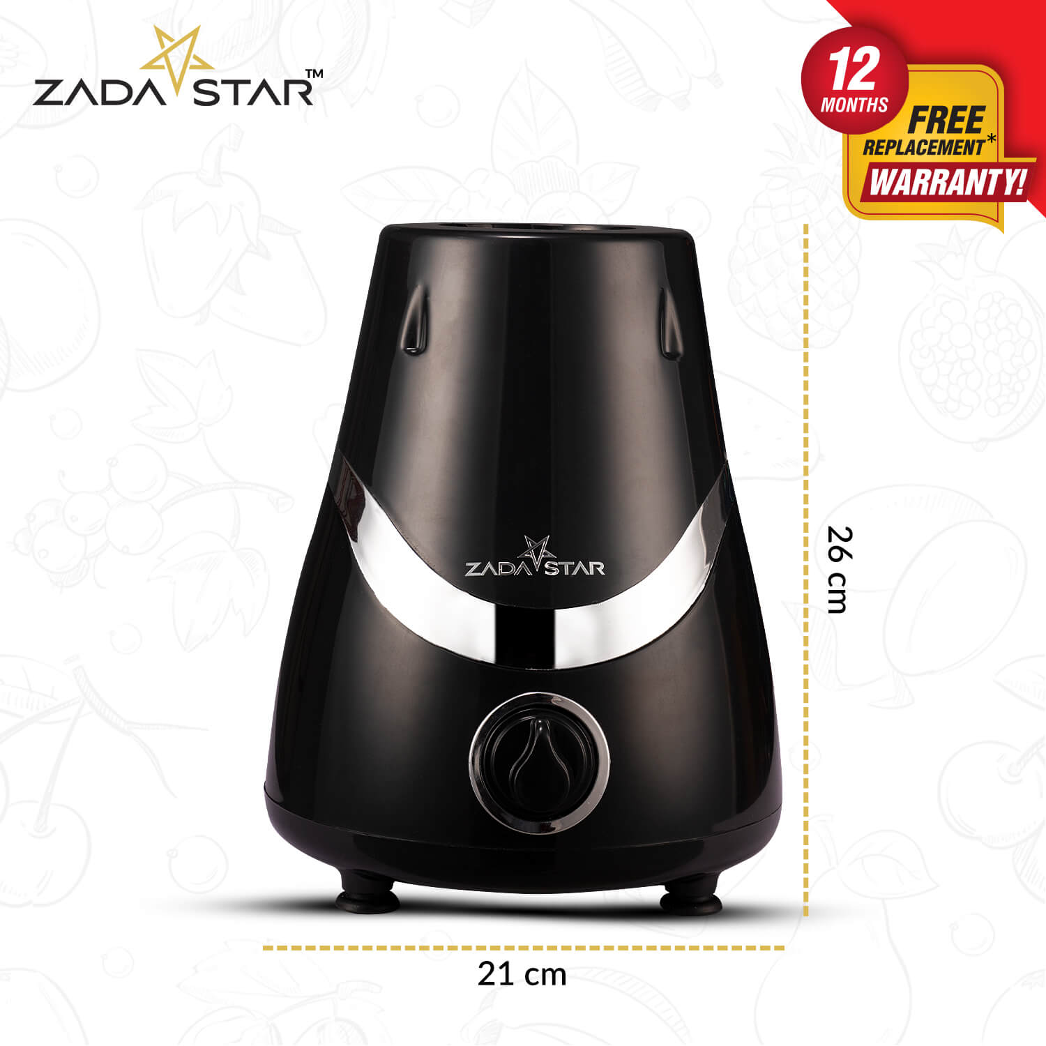 ZADASTAR ZS LUSTRA 550W MIXER GRINDER