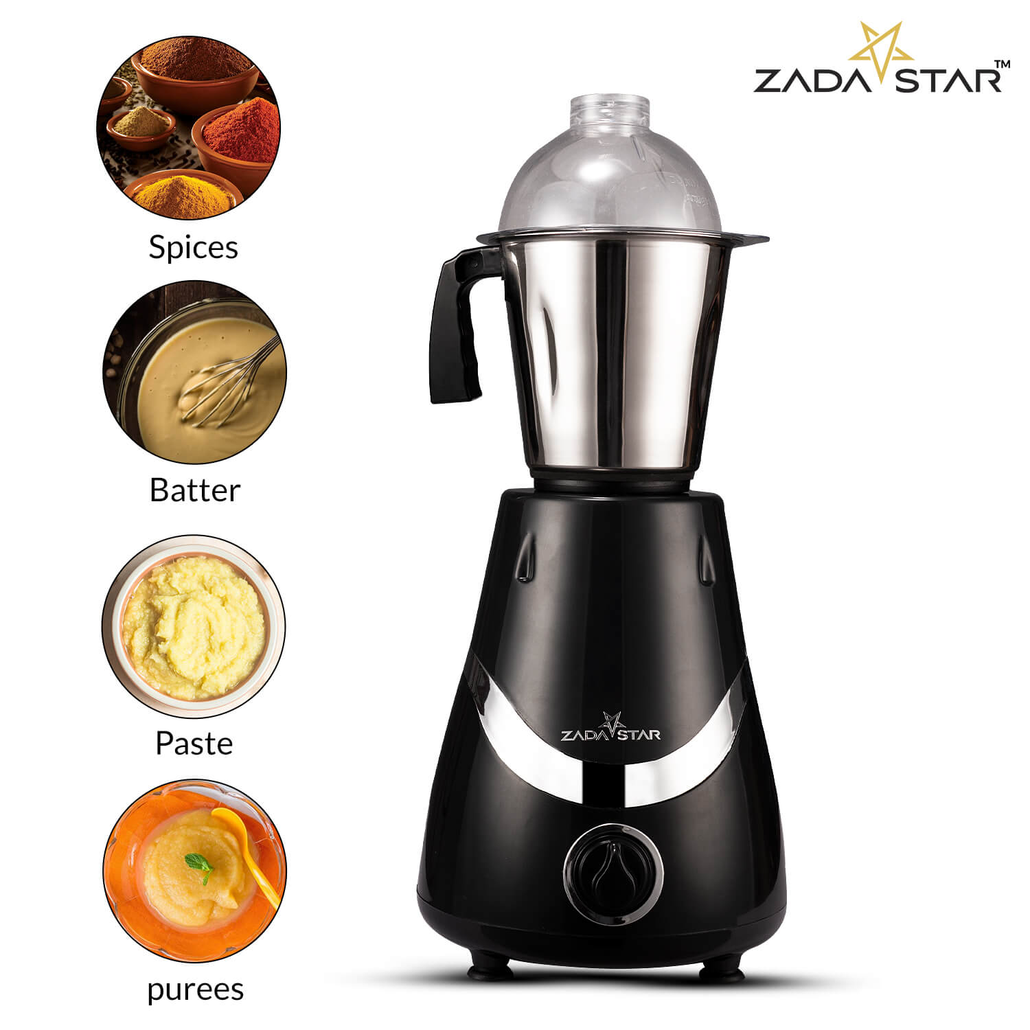 ZADASTAR ZS LUSTRA 550W MIXER GRINDER